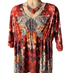 ONE WORLD Extraordinary top!  XL